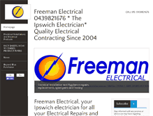 Tablet Screenshot of ipswichelectrician.com.au